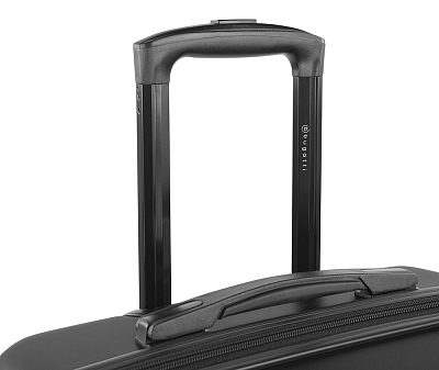 Чемодан BUGATTI Kallisto, чёрный, АБС-пластик, 35,5х23х53,5 см, 40 л