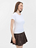 Футболка женская с круглым вырезом Lady 220 белая - Фото 5