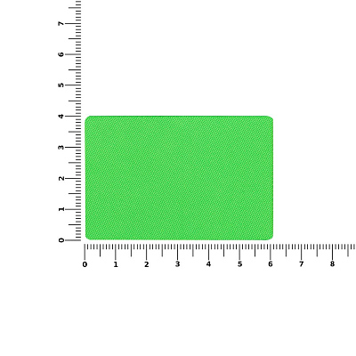 Наклейка тканевая Lunga, L, зеленый неон