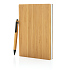 Набор из блокнота и ручки Bamboo, А5 - Фото 1