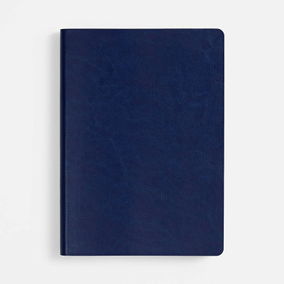 Ежедневник Nebraska Flex, недатированный, синий с серебром