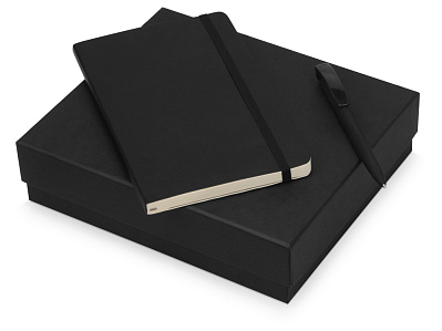 Подарочный набор Moleskine Amelie с блокнотом А5 Soft и ручкой (Черный)