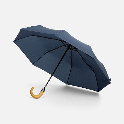 Зонт складной Classic, темно-синий (Тёмно-синий)