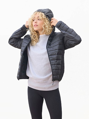 Куртка с капюшоном женская Stream Women, темно-синяя