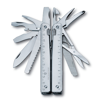 Мультитул VICTORINOX SwissTool X 115 мм 26 функций в кожаным чехле