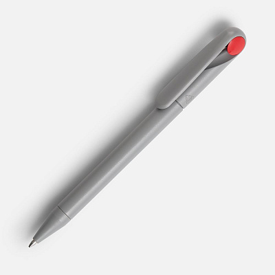 Ручка шариковая Prodir DS1 TMM Dot, серая с красным (Серый)