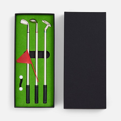 Настольный мини-гольф Golfink, черный с зеленым яблоком