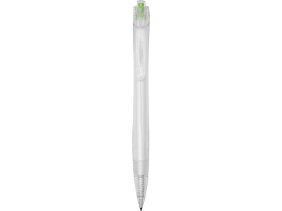Ручка шариковая Honua из переработанного ПЭТ (Прозрачный/зеленый)