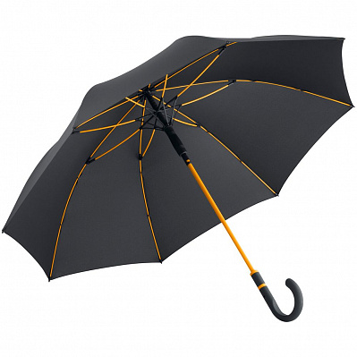 Зонт-трость с цветными спицами Color Style  (Оранжевый)