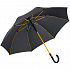 Зонт-трость с цветными спицами Color Style, оранжевый - Фото 1