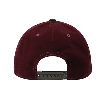Бейсболка бархатная G.O.A.T. 6 клиньев, пластиковая застежка