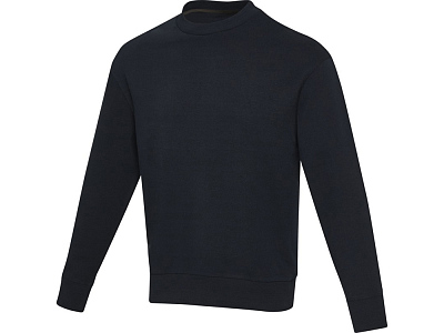 Свитер с круглым вырезом Jet из органического хлопка, унисекс (Тёмно-синий)