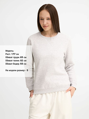 Толстовка женская Sully Women, светло-серый меланж