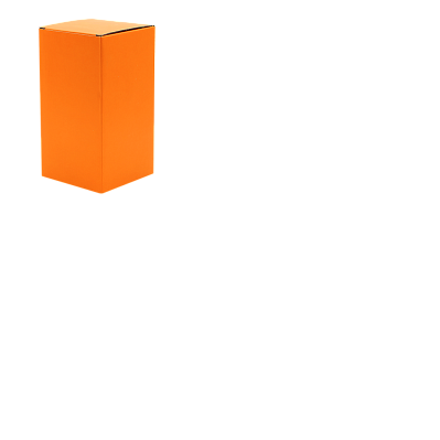 Коробка глянцевая для термокружки Surprise  (Оранжевый)