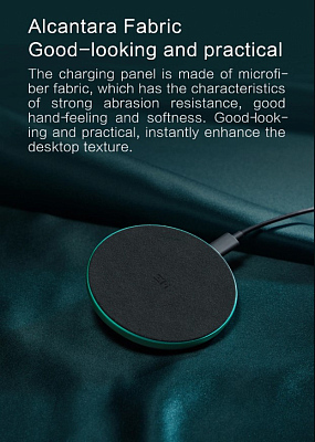 Беспроводное ЗУ ZMI Wireless Charger WTX11 Black/Green