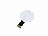 USB 2.0- флешка на 8 Гб в виде пластиковой карточки круглой формы - Фото 2