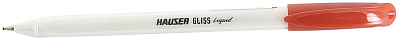 Шариковая ручка Hauser Gliss Pearl, пластик, цвет красный