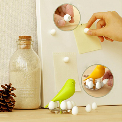 Набор магнитов Egg Sparrow, черный