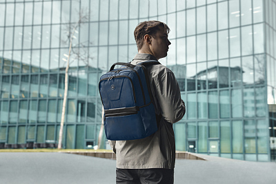 Рюкзак WENGER XE Resist 16", синий, переработанный ПЭТ/Полиэстер, 30х20х44 см, 23 л.