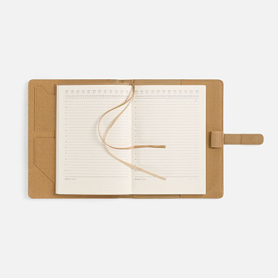 Ежедневник-органайзер Twill, недатированный, коричневый