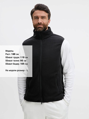 Жилет флисовый унисекс Ben Mac, черный