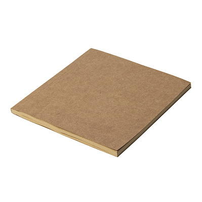 Скетчбук-блокнот BLOCK, 145 х 145  мм, крафт, картон, нелинованный (Бежевый)