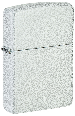 Зажигалка ZIPPO Classic с покрытием Glacier, латунь/сталь, белая, матовая, 38x13x57 мм (Белый)