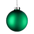 Елочный шар Finery Matt, 10 см, матовый зеленый - Фото 2