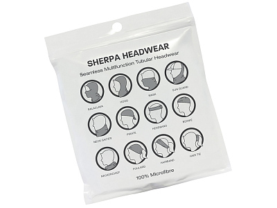 Многофункциональная бандана с возможностью полноцветной печати