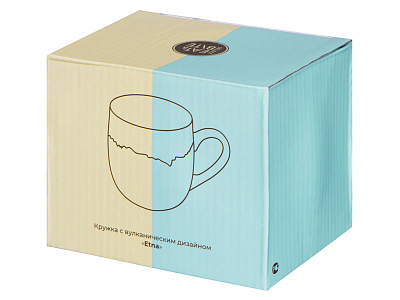 Кружка с вулканическим дизайном Etna