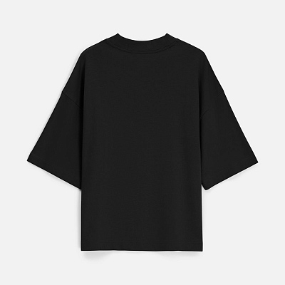 Футболка оверсайз унисекс T9, черная