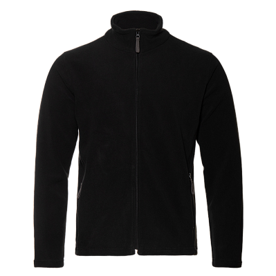 Толстовка унисекс STAN на молнии микрофлис 200, 21 (Чёрный)