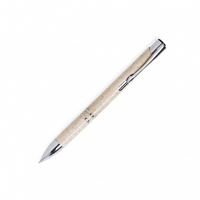 Ручка шариковая NUKOT,  пластик с зерноволокном (Натуральный)