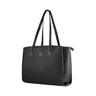 Сумка женская WENGER RosaLyn 14'', черная, полиэстер, 38х29х24 см, 20 л