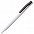 Ручка шариковая Pin, белая с черным - Фото 1
