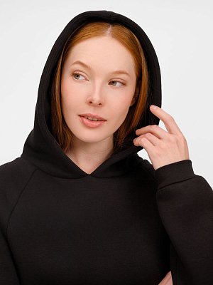 Худи унисекс оверсайз Easy Street, черное