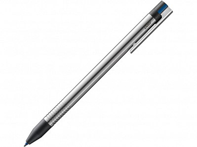Ручка мультисистемная logo 3 цвета (Серый металлик)