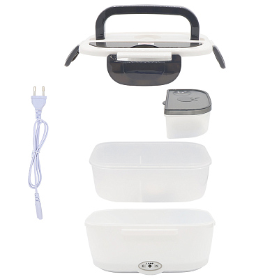 Ланчбокс с подогревом Yummybox, серый