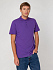 Рубашка поло мужская Virma Light, фиолетовая - Фото 6