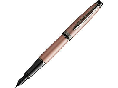 Ручка перьевая Expert Metallic, F (Розовое золото, черный, серебристый)