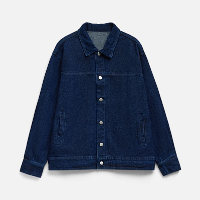 Куртка джинсовая O1, темно-синяя (Тёмно-синий)