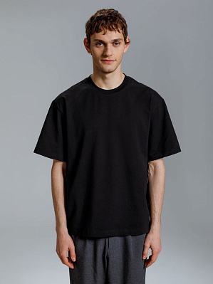 Футболка оверсайз Kangas, черная (Чёрный)