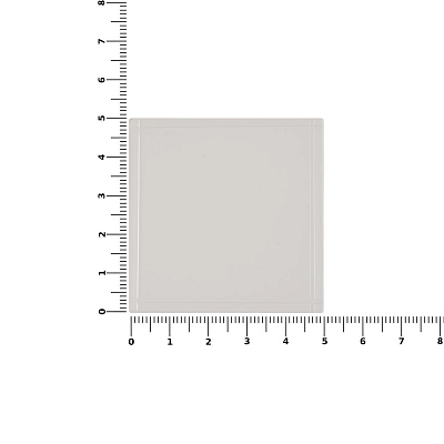 Лейбл из ПВХ Dzeta, L, прозрачный