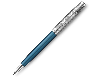 Ручка шариковая Parker Sonnet (Голубой, серебристый)