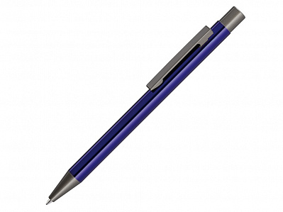 Ручка шариковая металлическая Straight (Синий)