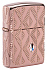 Зажигалка ZIPPO Armor® Geometric с покрытием Rose Gold, латунь/сталь, розовое золото, 38x13x57 мм - Фото 1