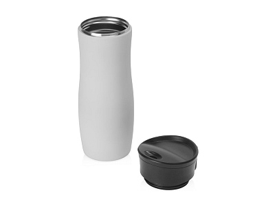 Вакуумная герметичная термокружка Streamline с покрытием soft-touch, тубус