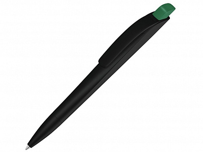Ручка шариковая пластиковая Stream (Черный/зеленый)