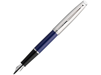 Ручка перьевая Embleme, F (Синий, серебристый)