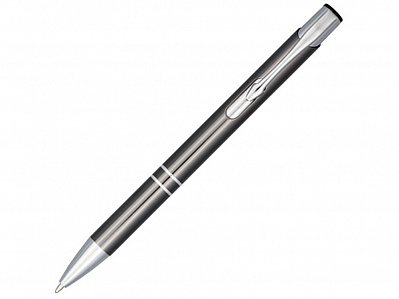 Ручка металлическая шариковая Moneta с анодированным покрытием (Серый)